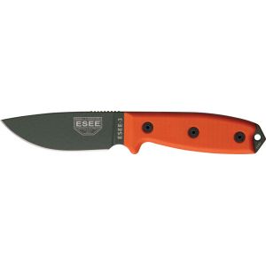 ESEE 3P-OD Green Fixed Blade Knife w/ Sheath